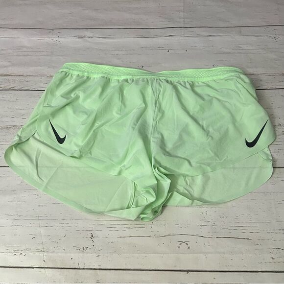 Nike AeroSwift Racing Shorts Mint Green 2” ADV Brief-Lined Mens XL FN3349-376 - Picture 1 of 7